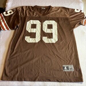 Vintage 1995‎ Starter Cleveland Browns #99 Football Jersey XL/52 NFL Brown